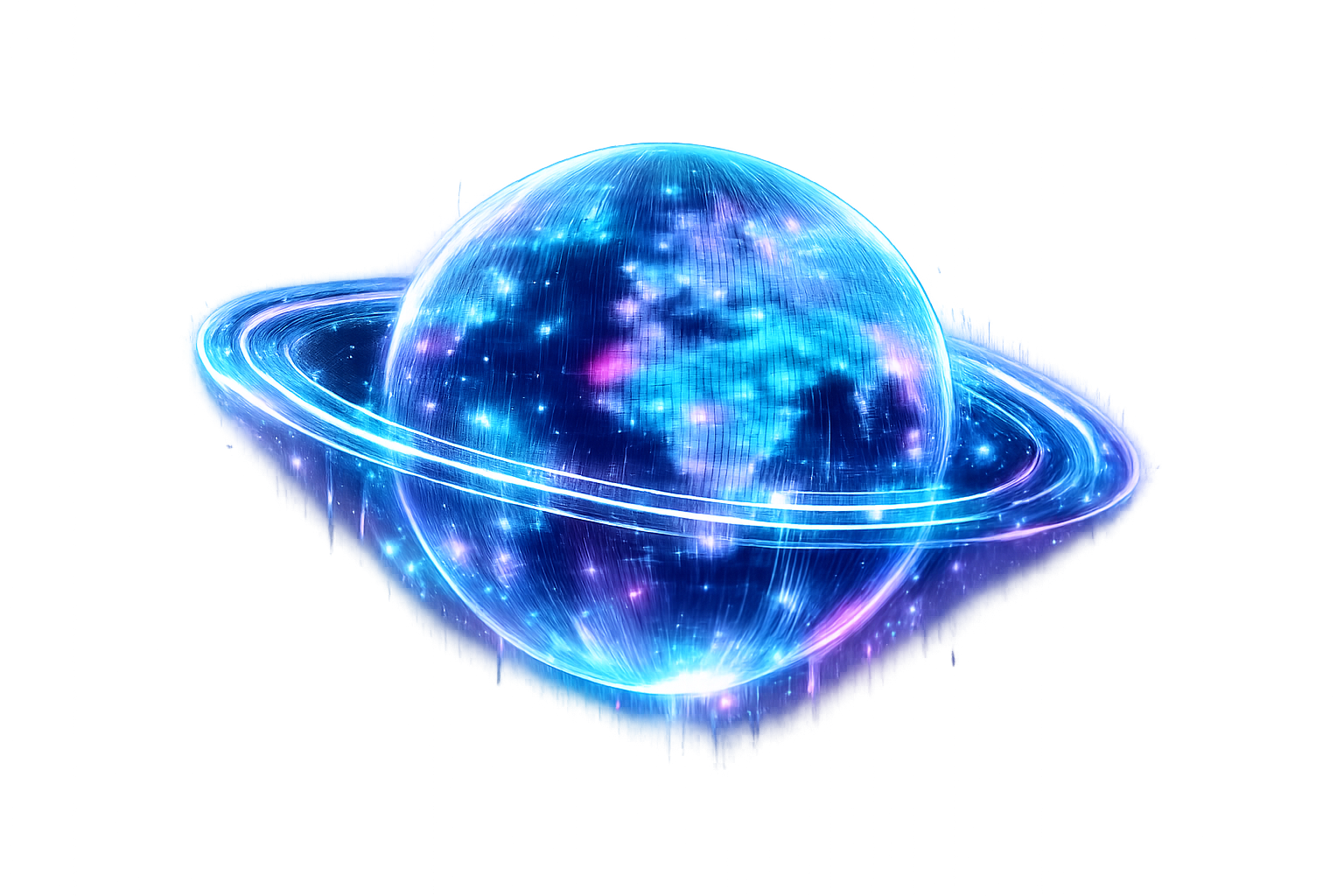 Holographic Planet in Space